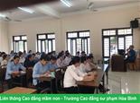 Liên thông cao đẳng mầm non chính quy - Cao đẳng sư phạm Hòa Bình