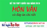 Đề thi và gợi ý môn Văn kỳ thi THPT quốc gia