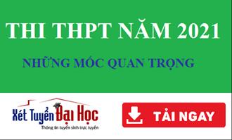 Những mốc thời gian cần lưu ý về thi tốt nghiệp THPT năm 2021