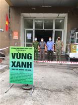 Người dân CT6A  phường Kiến Hưng đồng lòng thiết lập "Vùng xanh" vùng không có dịch