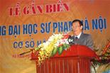 Lễ gắn biển Trường Đại học Sư phạm Hà Nội cơ sở Hà Nam