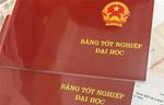 Mẫu bằng đại học mới, mẫu bằng đại học vừa làm vừa học, chính quy.