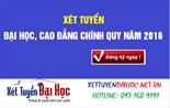 Cách làm hồ sơ đăng ký xét tuyển ĐH, CĐ 2016