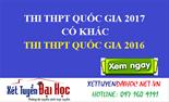 Thi THPT quốc gia 2017 khác gì với 2016.