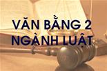 Văn bằng 2 Luật trường Đại học Luật Hà Nội